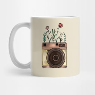 Pretty Flowery Camera Mug